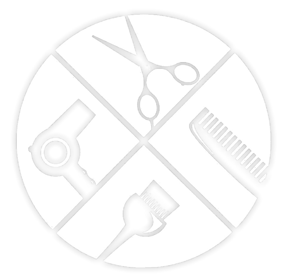Friseur Haareszeiten Logo weiss